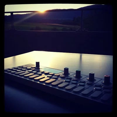 op-1 @ sunset