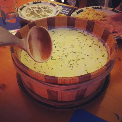 La soupe du chalet ... Bon voyage