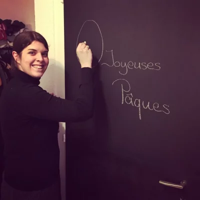 Premier test de notre porte-tableau-noir