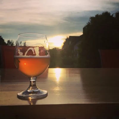 Enjoying the evening