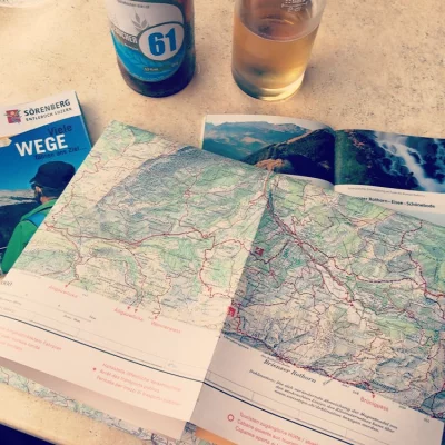 planning the next day's ride