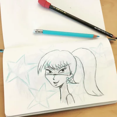 Drawing #cartoon during a long call ... and here i