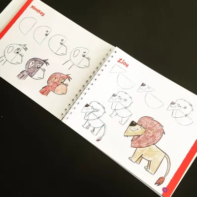 New drawing book. But this time for my 👧🏽👧🏽