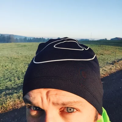 Fait moins froid avec un bonnet #strava #running #