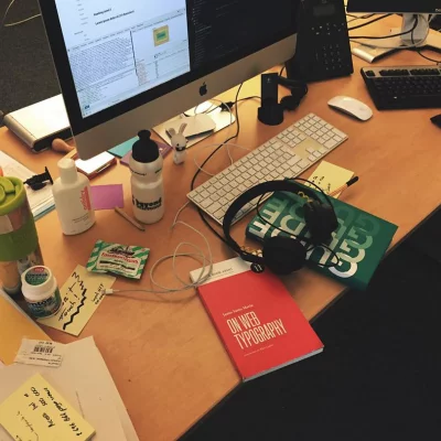 It’s time to leave. My desk is such a mess.