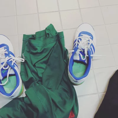 Premier entraînement avec les verts et blancs