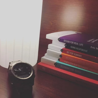 Current readings.
@abookapart & @RosenfeldMedia