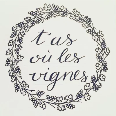 T'as où les vignes ? 🍇 #lettering #caligraphy