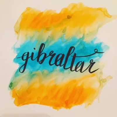 Gibraltar #lettering