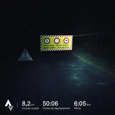 Changement d'itinéraire #strava #stravarun #runnin