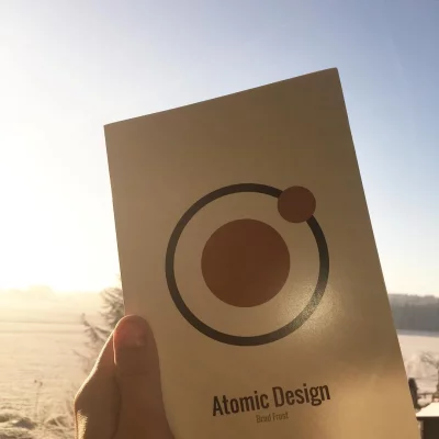 What a nice morning. #AtomicDesign has just arrive