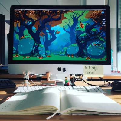 Start of a new day at work