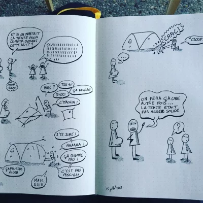 📝 sketching #familylife in my @baronfig (thanks @y