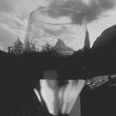 Wine and Mountain