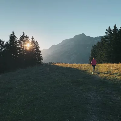 Lever de soleil depuis le Meilleret
